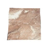 Sahara Ember rose gold marble coaster with white veining and black edges