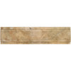 Scabos Travertine 3X12 Arch Baldwin Molding Liner Honed decorative border tile