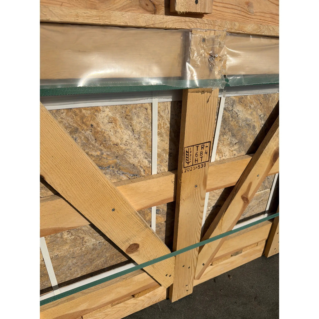 Scabos Autumn Leaves Travertine Versailles Pattern Beam