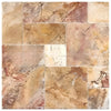 Scabos Travertine 4 pcs Versailles Pattern French Pattern Set Tumbled tile design
