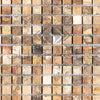 Scabos Travertine 5/8X5/8 Mosaic Tumbled Square Tile Sheet for elegant decor