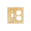 Scabos Travertine Toggle Duplex Switch Wall Plate for elegant home décor