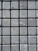 Gray Seagrass Limestone 1x1 mosaic tiles with tumbled, textured veining