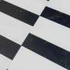 Black and white checkered floor tiles in Siena in Bianco Dolomite and Nero Marquina set