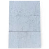 Three marble tiles from the Siena in Carrara White and Nero Marquina set