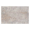 Rectangular Silver Gray Travertine 16x24 Tile Unfilled with Brushed and Chiseled Edge