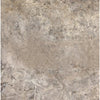 Textured beige stone surface of Silver Gray Travertine 18X18 Tile Filled and Honed