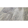 Gray stone floor tiles featuring Silver Travertine 24X24 Tile Filled and Honed finish