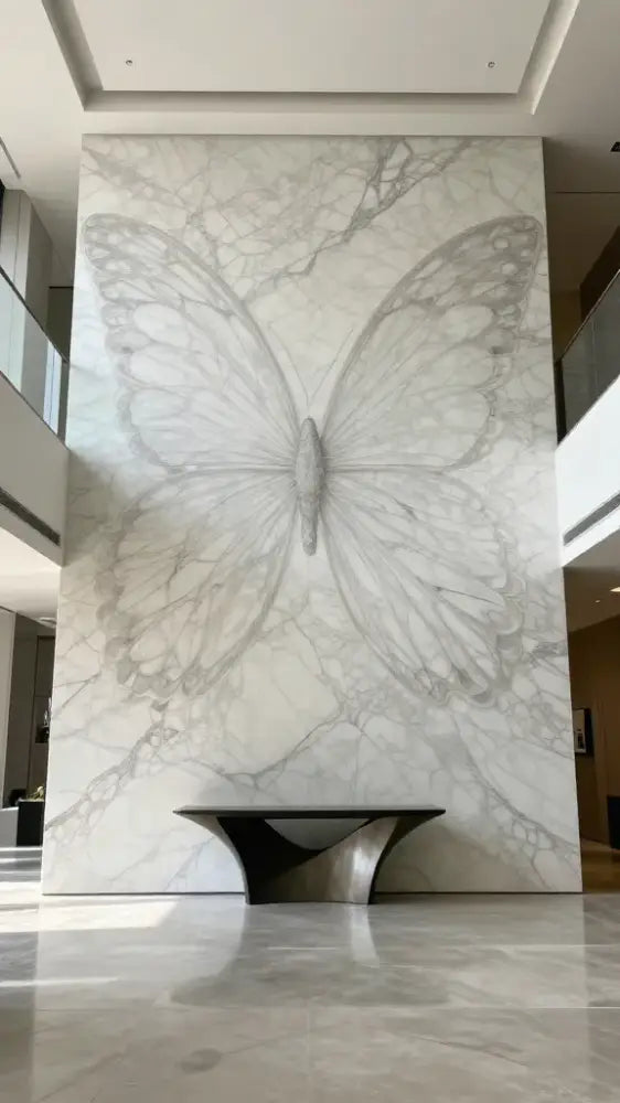 Symmetry with Bookmatched Marble Slabs