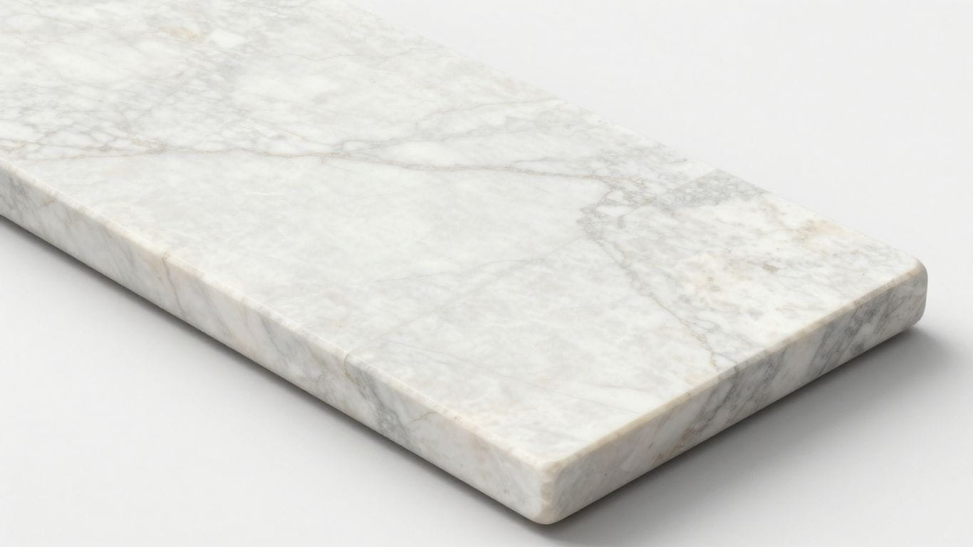 Thassos white marble slabs sketch