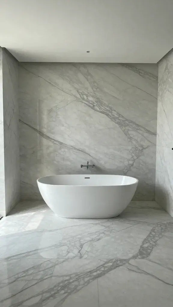 Full Height Slabs for a Seamless Look