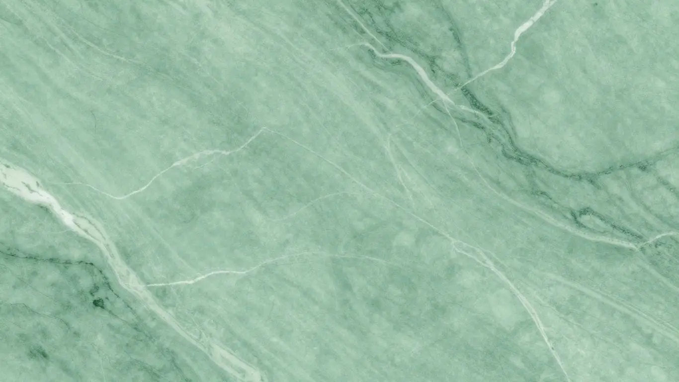 Ming Green marble slabs with white veining.