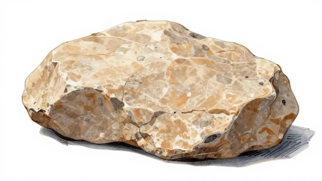 Haisa Light Limestone surface sketch