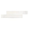 Snow White Marble 4X12 Polished white rectangular tiles for elegant interior design