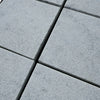 Gray stone pavers featured in the Snow White Marble Sand Blasted product
