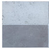 Two gray 16x24 reclaimed limestone tiles in Solaris Multi Finish Blend