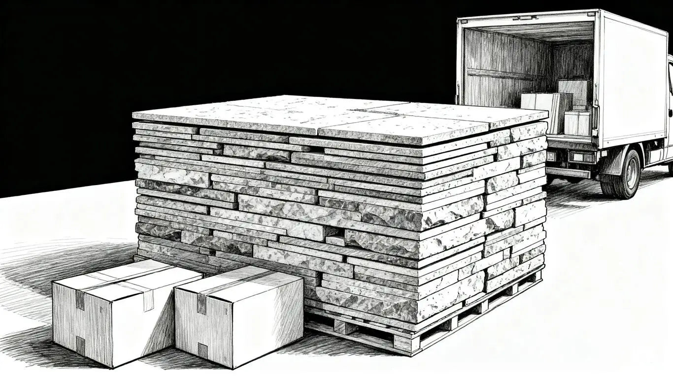 Premium natural stone installation