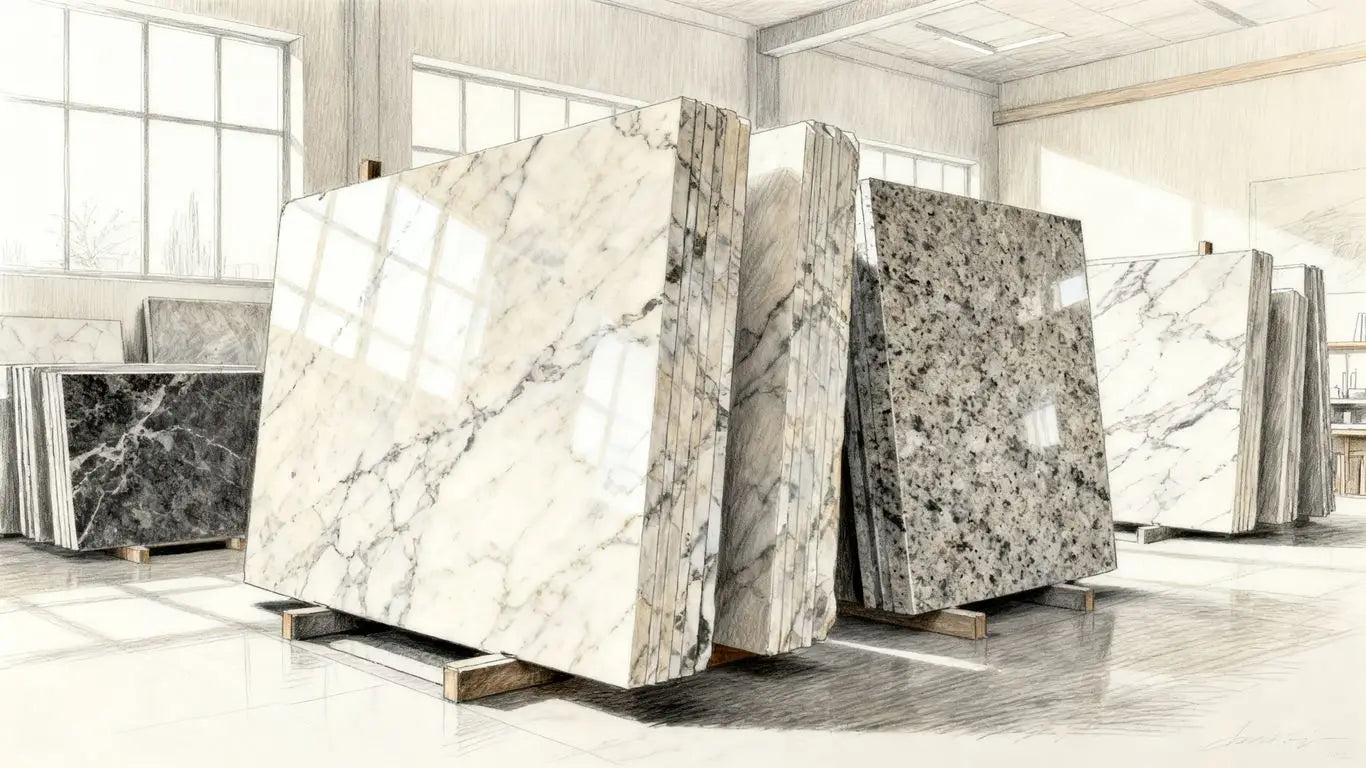 Natural stone kitchen slabs