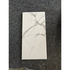 Statuario White 18x36 Italian marble tile with gray veining