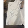 Statuario White 18x36 premium Italian marble slab with gray veining