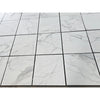 White marble effect floor tiles with gray veining statuaries 24x24 premium italian marble polished or honed
