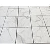 Premium italian marble floor tiles statuaria white 24x24 with polished finish and subtle gray veining