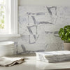 White marble subway tiles with gray veining in 3x6 statuario white premium italian marble polished or honed finish