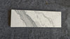 Statuario White 4x12 Italian marble tile with gray veining