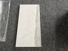 Statuario White 6x12 Italian marble tile with gray veining