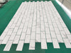 Rectangular Statuary White 12x12 Italian marble tiles polished or honed for flooring