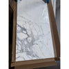 Marble-patterned Tile in Cardboard Packaging for Statuary-Statuario White 18x18 Italian Marble