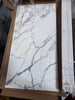 White marble-patterned tile from Statuary-Statuario White 24X24 Italian Marble collection