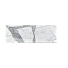 Rectangular Statuario White 4X12 Italian Marble Tile in polished or honed finish