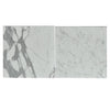 Two Statuary-Statuario White 4X12 Italian Marble Polished tiles with marble patterns