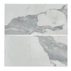 Two Statuary-Statuario White 4X12 Italian Marble Polished or Honed tiles with marble pattern