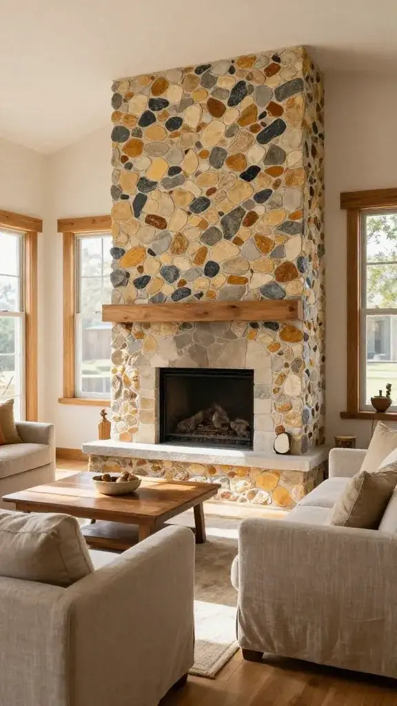 Fireplace Surrounds Using Earthy Tones