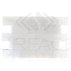 Thassos White Marble Brick Mosaic Tile - Standard Quality 3x6 Polished, $8.99/Sq.Ft