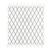 White diamond mosaic tile sheet of Thassos White 1X2 marble polished or honed