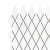 Thassos White 1X2 Diamond Mosaic showcases elegant white diamond tile pattern