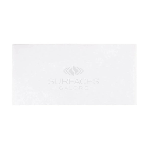 White rectangular palette of Thassos White 3X6 Marble polished or honed finish