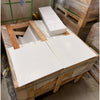 Wooden crate filled with Thassos White 4X12 polished or honed marble tiles