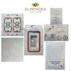 Assortment of switch plate covers with installation guides for Thassos White Marble