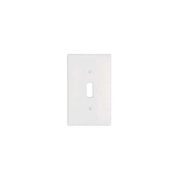 Thassos White Marble Single Toggle Plate Switch Wall Plate with White Light Switch