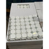 Thassos White Octagon and Ming-Green Square Mosaic Marble Tile Sheets