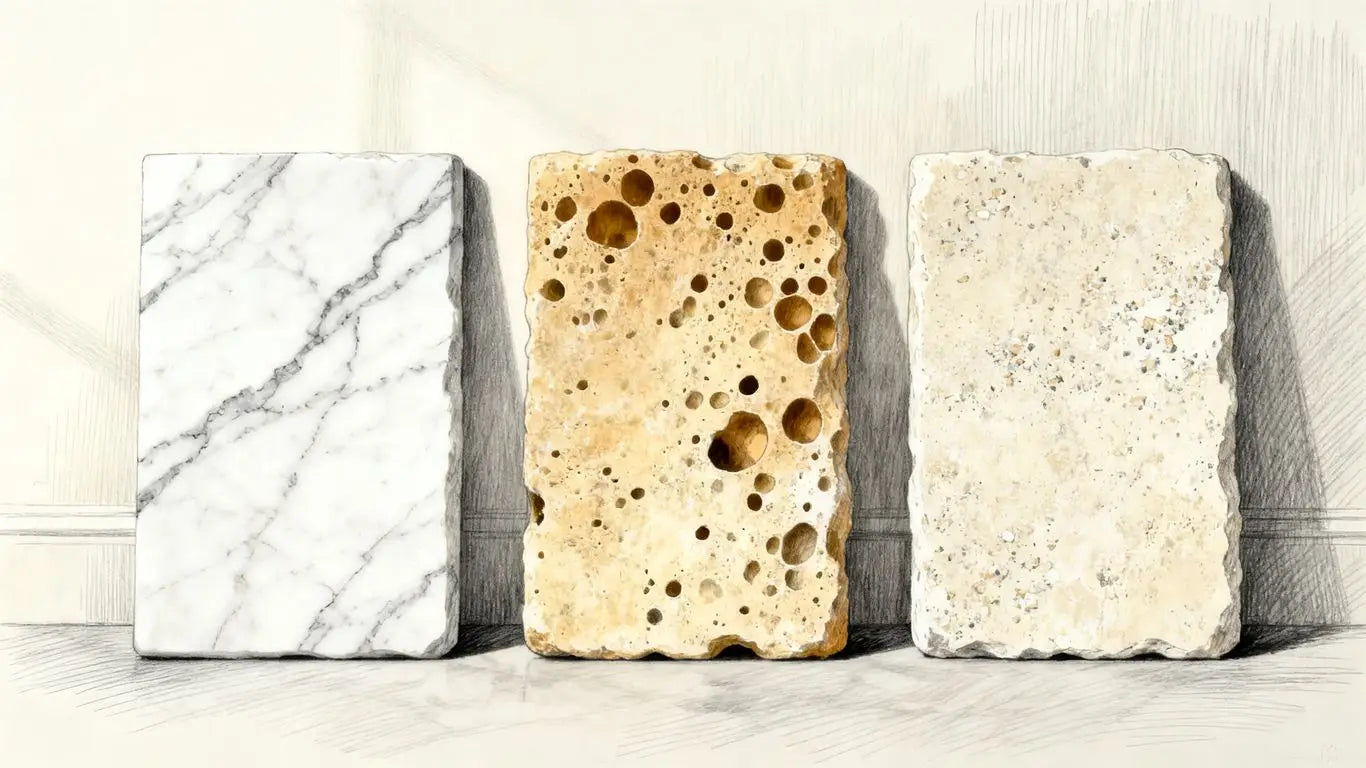 Marble travertine limestone tile boards