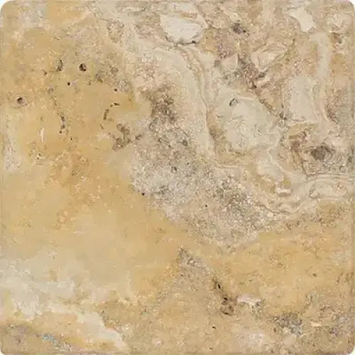 Beige Travertine tile from the Valencia Travertine 6X6 Tumbled collection