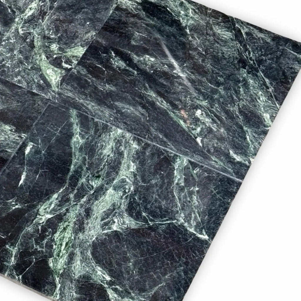 Dark green marble tiles from Verde Alpi Green Marble 12X12 Polished product