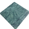 Square green marble tile from Verde Alpi Green Marble Tumbled collection