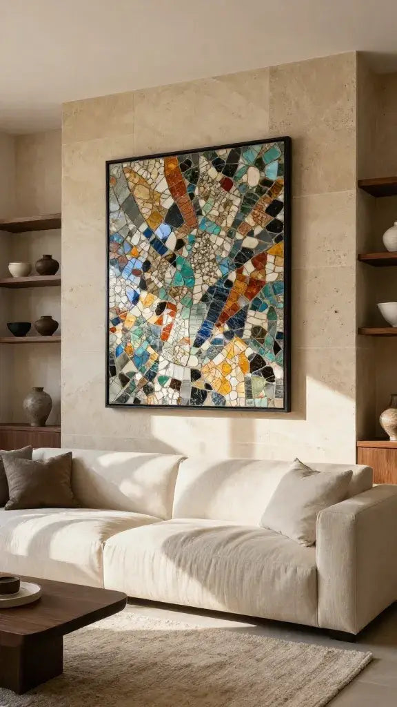 Framed Mosaic Wall Art