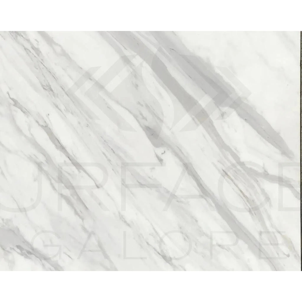 White marble slab with gray veining in Volakas Marble Polished Tile 24X24